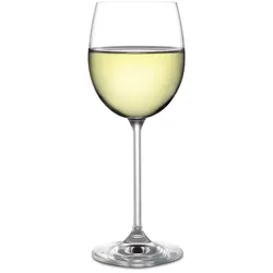 6er Set BOHEMIA Cristal Weißweinglas Natalie 260 ml Kristall, Kristalloptik Transparent Klar