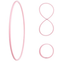 Hoopomania Hula-Hoop-Reifen Faltbarer Hula Hoop, HDPE-20mm, Pink, Ø90 cm rosa Ø 90 cm