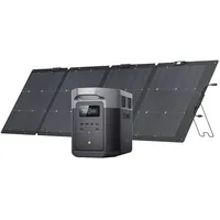EcoFlow DELTA 2 Max tragbare Powerstation mit 220W Solarpanel,