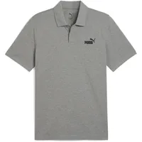 Puma Essentials No. 1 Logo Pique Polo Polos, medium gray heather