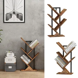 Vicco Bücherregal Fyrk 40 x 71 x 20 cm Antikholz/Schwarz