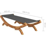 Holz Sonnenliege Gartenliege Relaxliege mit/ohne Sonnendach Gartenmöbel Outdoor