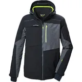 KILLTEC Herren Skijacke/Funktionsjacke mit abzippbarer Kapuze und Schneefang KSW 71 MN SKI JCKT, schwarz, XXL,