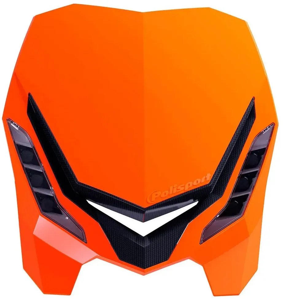 Polisport Off Road E-blaze Scheinwerfer - Orange / Black - One Size