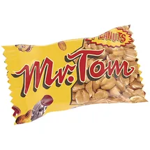 mr tom Mr. Tom Minis geröstete Erdnüsse mit Karamell einzeln verpackt