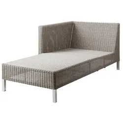Cane-Line Connect Chaiselounge Modulsofa, rechts - Taupe