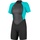 O'Neill Wetsuits Reactor Ii 2mm Back Zip Spring Wetsuit Neoprenanzug, Black/Light AQU, 12
