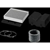 Neff Z51CBI1X4, Clean Air Standard Umluftset für Wandessen, Made in Germany, mit Aktivkohlefilter, Deflektor, Flexschlauch 15 cm Durchmesser (80 cm), Schlauchschellen und Montagematerial