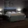 vidaXL Boxspringbett mit Matratze Hellgrau 180x200 cm Stoff