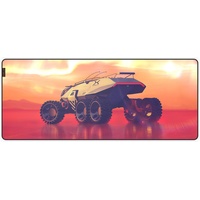 KRUX Space XXL Rover Gaming-Mauspad Orange, Rot