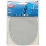 Prym 929283 Patches Nubukleder zum Annähen 10,5 x 13 cm hellgrau