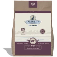 Lakefields MANUFAKTUR - Premium Hundefutter trocken, Rind 68%, getreidefreies Trockenfutter für ausgewachsene Hunde, Alleinfutter mit Rindfleisch & Kartoffeln, schonend ausgebacken, 1 x 2,5kg