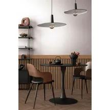 ascreation Vliestapete Wallpanel Holz 5 m x 1,06 m Braun/Schwarz 397444