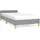 vidaXL Bettgestell 100 x 200 cm Hellgrau