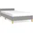 vidaXL Bettgestell 100 x 200 cm Hellgrau