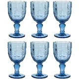 Butlers VICTORIAN 6x Weingläser 230ml Gläser 6 ct