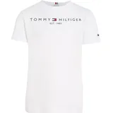 Tommy Hilfiger T-Shirt Essential Tee Rundhalsausschnitt, Weiß (White), 6 Jahre
