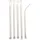 Papstar Strohhalme 20 cm 100 St. Weiß