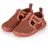 Sterntaler Badeschuhe Uni – Unisex Baby Aquaschuhe knöchelhoch mit Klettverschluss – Strukturierte Sohle – Atmungsaktives Mesh – Kinder Wasserschuhe - Bademode - Farbe lehmbraun, Größe 22