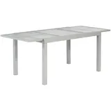 Merxx Ausziehtisch 120(180) x 90 x 75 cm Silber