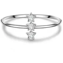 Glanzstücke München Ring Sterne Sterling Silber Zirkonia in silber | Gr.: 60