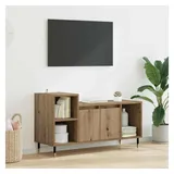 vidaXL Artisan-Eiche TV-Schränk 100 x 35 x 55 cm Braun Holzwerkstoff