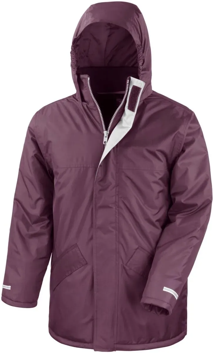 Result Core Herren Winter Parka Winter-Jacke R207X burgundy 3XL