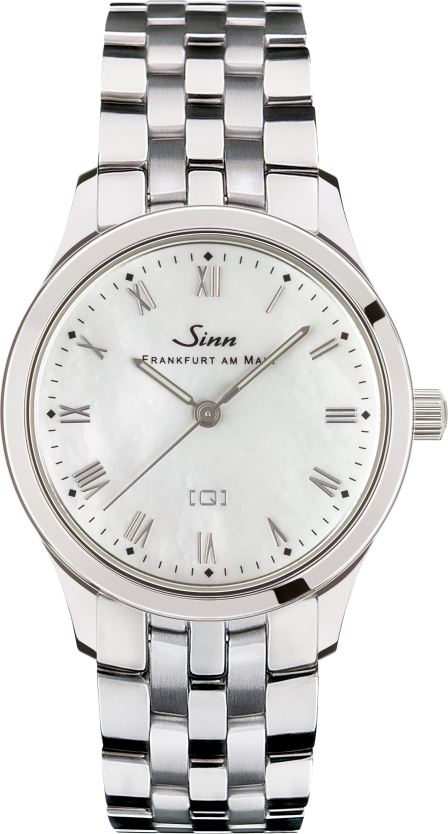 Sinn Damenuhren 434 St Perlmutt W 434.011 - perlmutt weiß,Stahl - 34mm