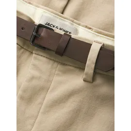 JACK & JONES JPSTMARCO ADAM BELTED CHINO Slim Fit Beige 30 34