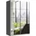 WIMEX Schwebetürenschrank England 135 x 208 x 65 cm Grau