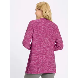Sieh an! Long-Strickjacke mehrfarbig 46