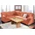 DOMO collection Ecksofa DOMO COLLECTION "Papenburg B/T/H: 242/190/84 cm L-Form", orange (terrakotta), B:242cm H:84cm T:190cm, Struktur ( 90% Polyester, 10% Polyacryl);Microfaser PRIMABELLE (100% Polyester);Kunstleder SOFTLUX;Luxus-Microfaser (100% Polyester), Sofas,