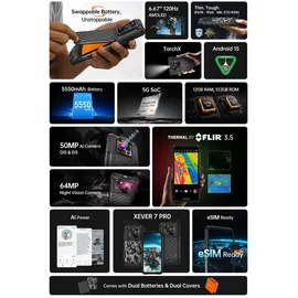 Ulefone Xever 7 5G 12gb/512gb 6.7 ́ ́ - Black
