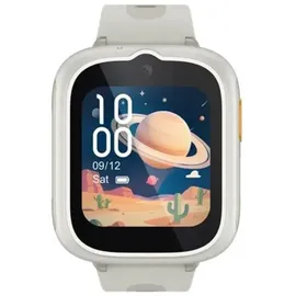 TCL MT48 4G 43 mm Kunststoffgehäuse Creme Sportarmband Beige M