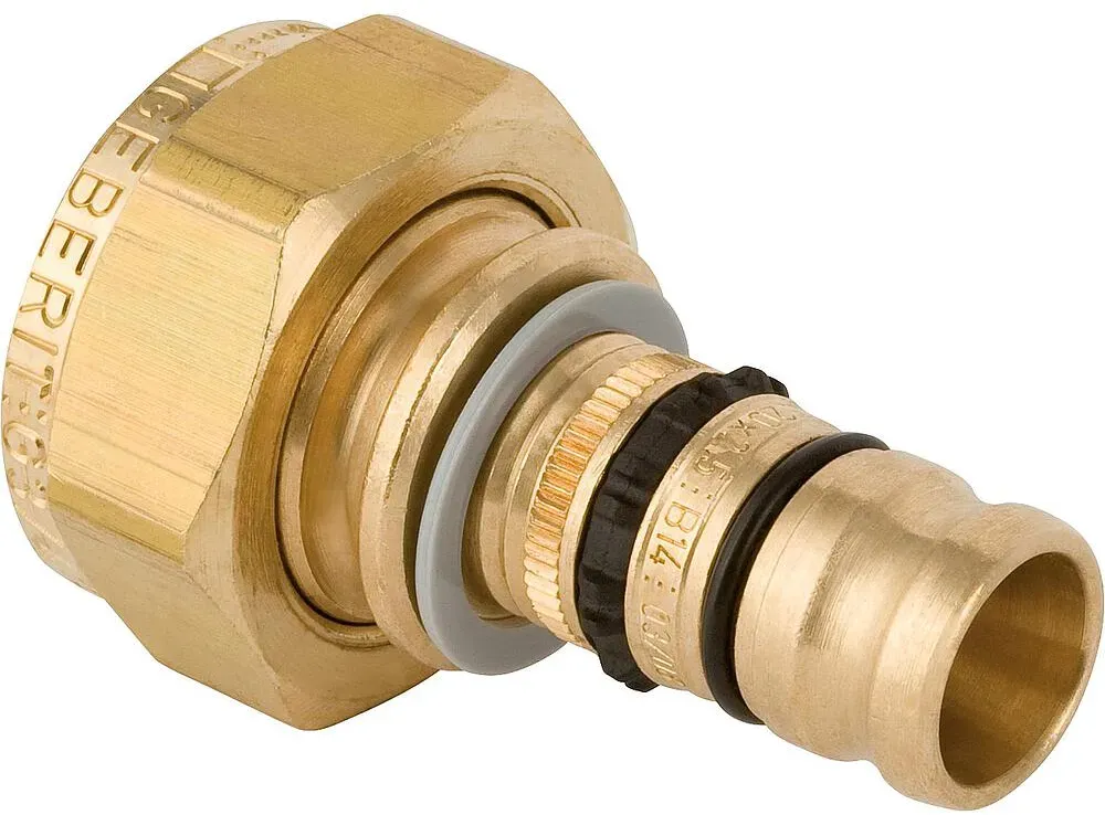 Mepla Übergang mit Überwurfmutter Rg d40-G1 1/4, G-Kontur