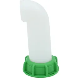 IBC Auslaufstutzen 2-teilig 90° - Überwurfmutter S60x6 / 62mm