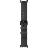 Google Pixel watch Band Obsidian Craft Leathe Stainless Steel, Uhrenarmband, Schwarz