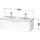 Duravit D-Code 118,4x40x46cm, 1 Ausz., Tau ma, Gr. chr