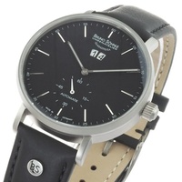 BRUNO SÖHNLE Automatikuhr Herren Uhr Frankfurt II Titan Saphirglas Glasboden