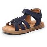 Bisgaard Mädchen Sandalen Felicia Blau Rauleder, Größe:31, Farbauswahl:blau