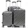 Cheffinger Reisekoffer Koffer 3 tlg Hartschale Trolley Set Kofferset Handgepäck Gepäck Reisetasche ABS-05