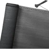 Woltu Zaunblende 150 x 250 cm Anthrazit Kunststoff