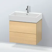 Duravit L-Cube Waschtischunterschrank, 2 Auszüge, LC627607171,