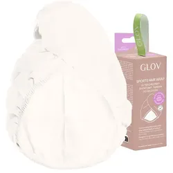 GLOV Hair Wrap Sport White - Extrem saugfähiger Sport-Turban fur alle Haartypen. Haarschmuck 