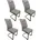 Schwingstuhl 4er-Set