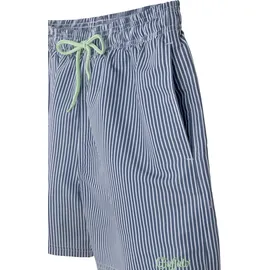 Buffalo Badeshorts Buffalo gestreift Blau/Weiß XL