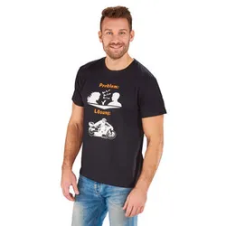 Problem Lösung Kurzarm Shirt schwarz XL