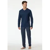SCHIESSER Pyjama Casual Essentials 2 tlg. mit V-Ausschnitt, Gr.: 110