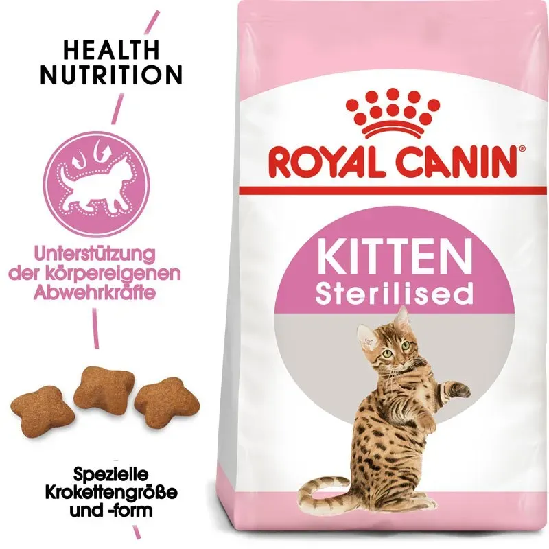 ROYAL CANIN KITTEN Sterilised Kittenfutter für kastrierte Kätzchen 400 g