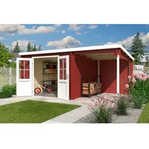 Lasita Maja Gartenhaus Tampa 5,01 x 3,19 m Rot
